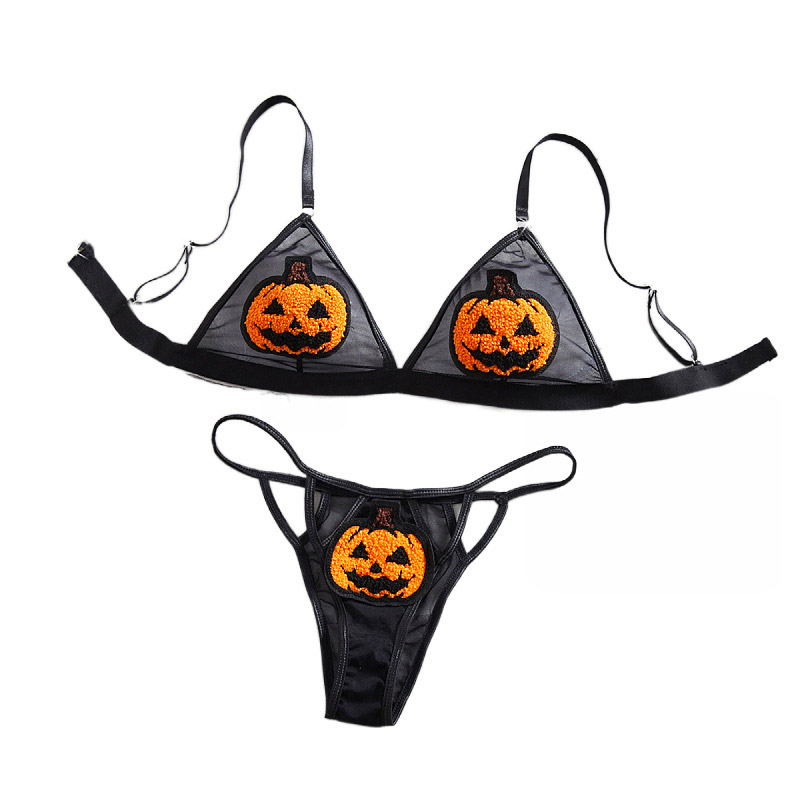 Sexy Bra Brief Set Halloween F - đánh giá và giá Lace Bralette Set