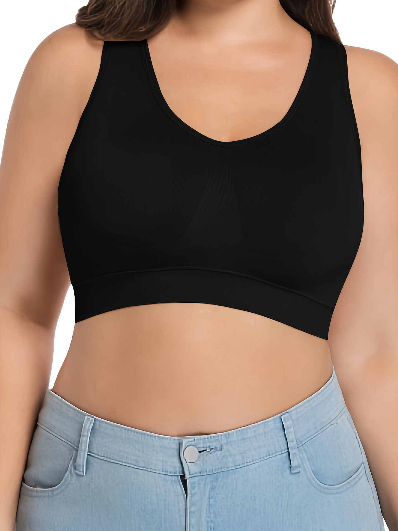 3 Pack Plus Size Women Seamles - đánh giá và giá Sleep Bra Bralette